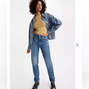 LEVI'S NWT 501 '81‎ High Rise Jeans Size 27 Cotton straight Leg Blue
